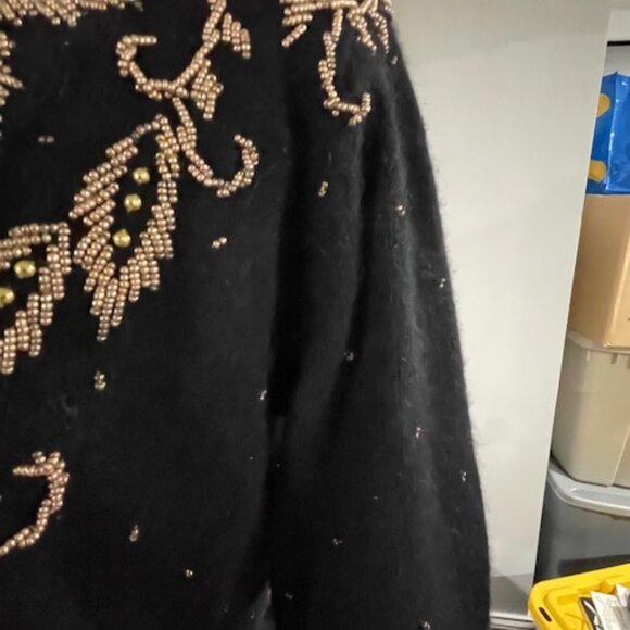 Antique Boutique Original Vintage Beaded Sweater - Rock the 80s! - Picture 4 of 14